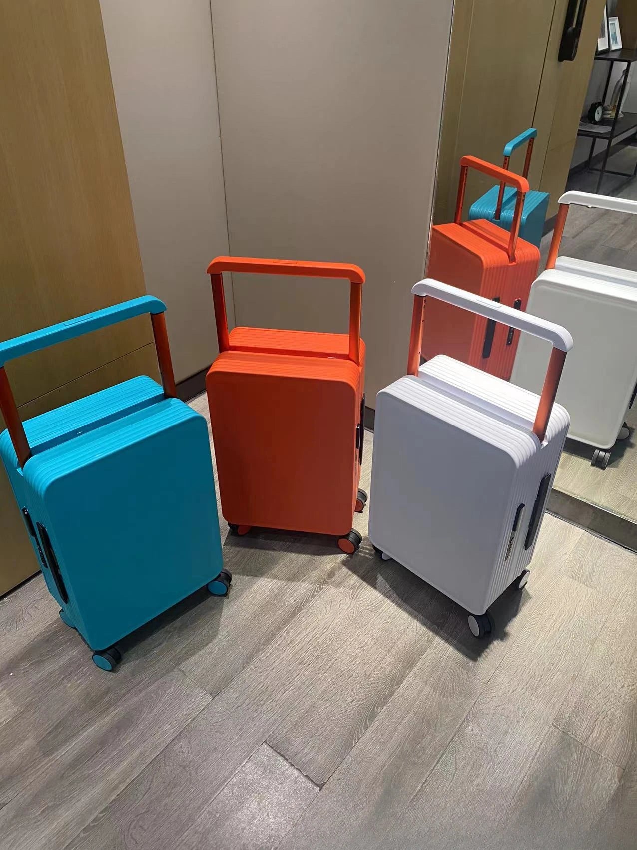 Fashion Width Draw-Bar Luggage Universal Wheel