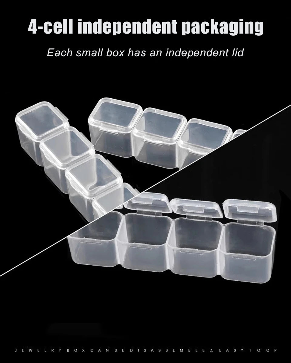 Detachable Grids Plastic Storage Box