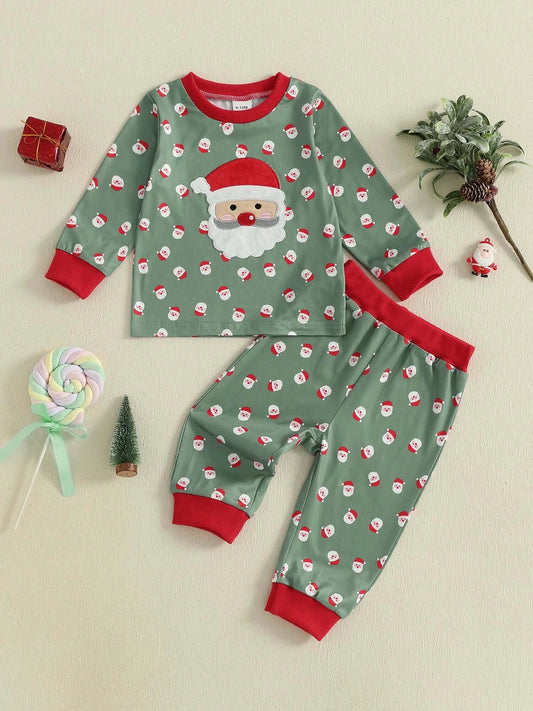 Toddler Christmas Pajama Set Red / 3-4 Years / United States
