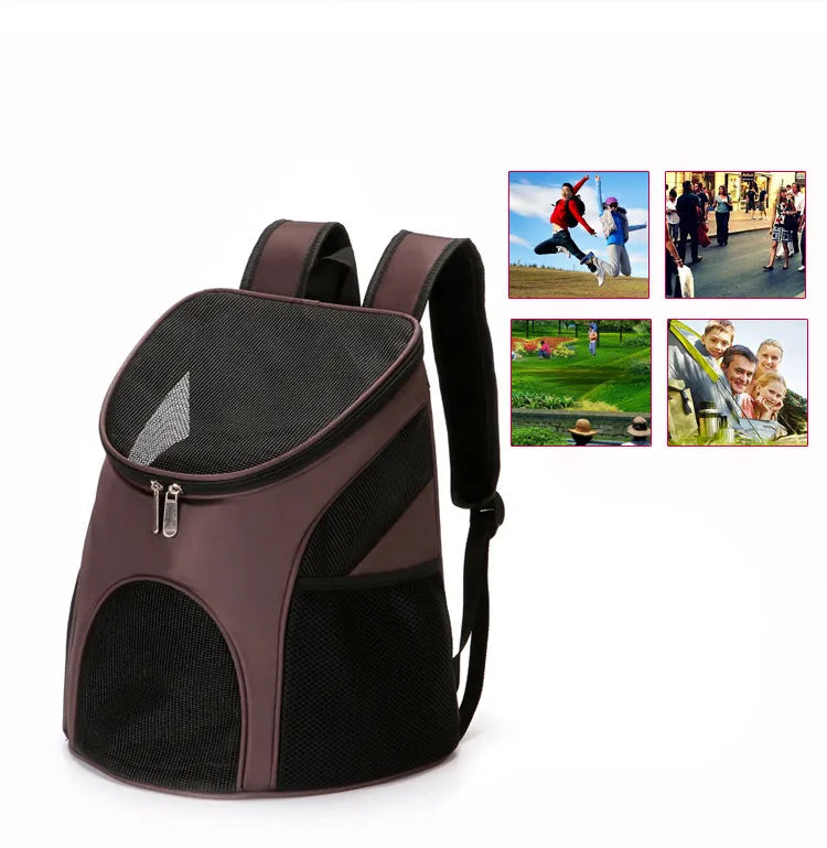 Portable Foldable Mesh Pet Carrier