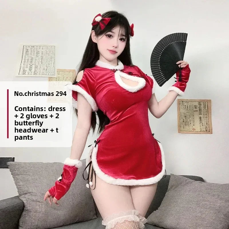 Christmas Rabbit Girl Cosplay Costume