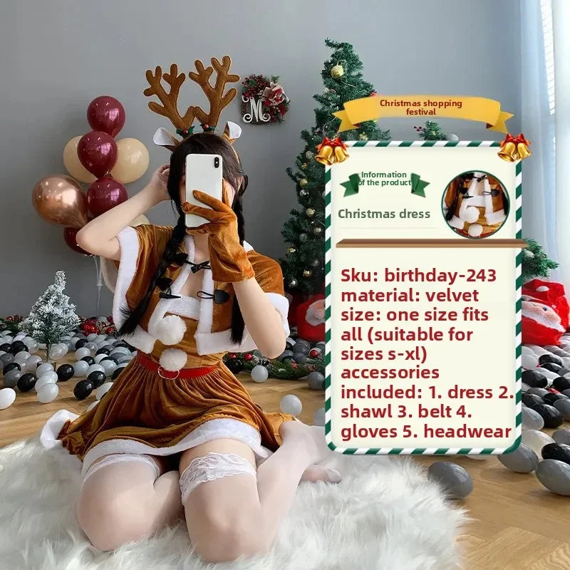 Christmas Rabbit Girl Cosplay Costume