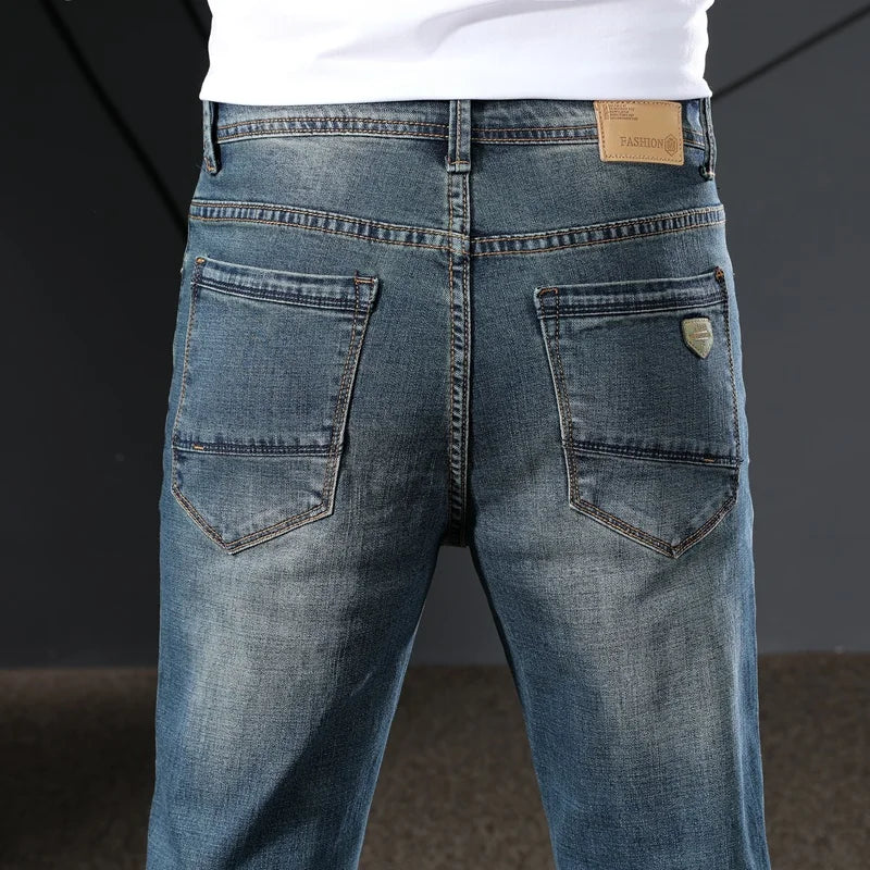 Denim Pants Full Length Trousers Classic Jeans Hombre High Quality Brand