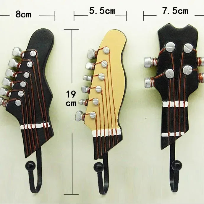 Retro 3 Pcs/Set Guitar Heads Hooks 1