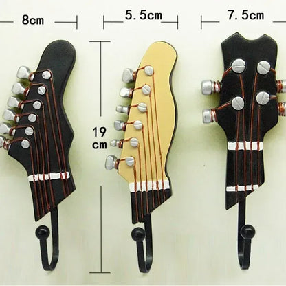 Retro 3 Pcs/Set Guitar Heads Hooks 1