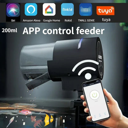 Wifi Wireless Intelligent Remote Control Fish Tank Dispenser Intelligent feeder