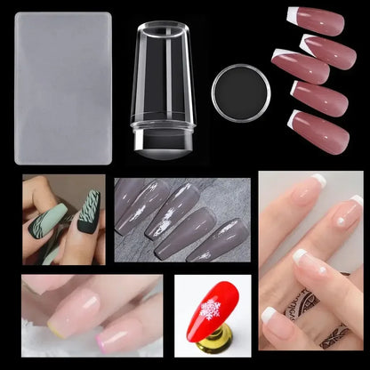 Silicone Transparent Nail Art E