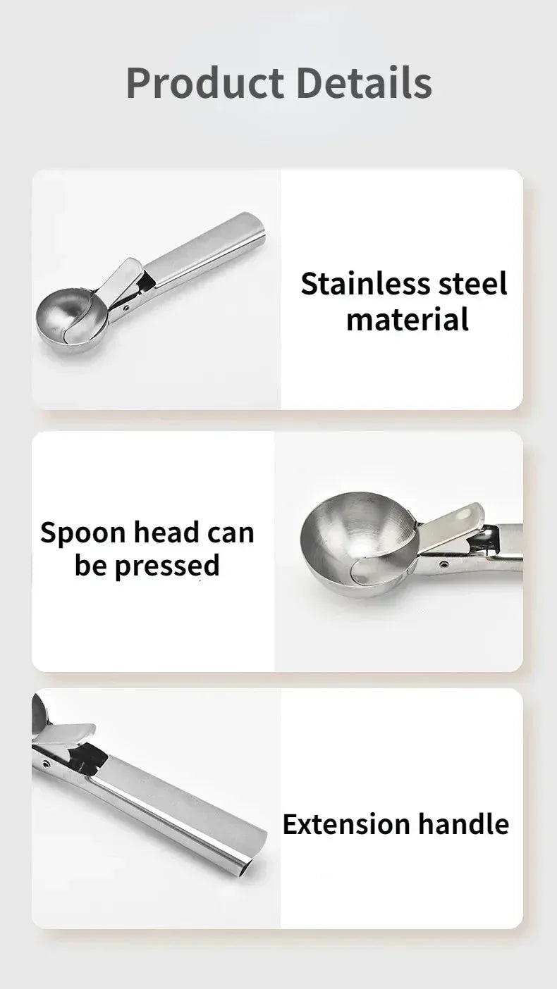 Ice Cream Scoops Stainless S