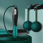 Adjustable Cordless jump rope Fitness gym Green rope