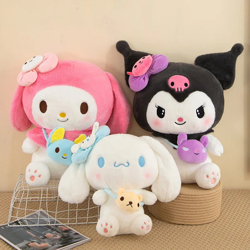 New 36/46cm Kawaii Sanrio Kuromi My Melody Cinnamoroll Plush Toys