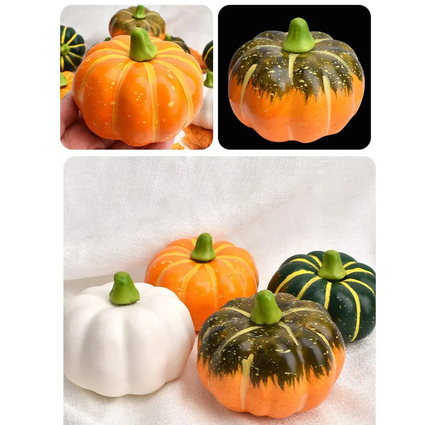 Pumpkin Decor Artificial Faux Foam Pumpkins Decoration United States / 1 PC