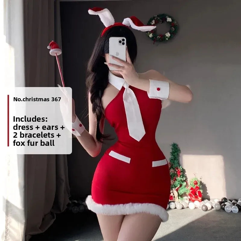 Christmas Rabbit Girl Cosplay Costume