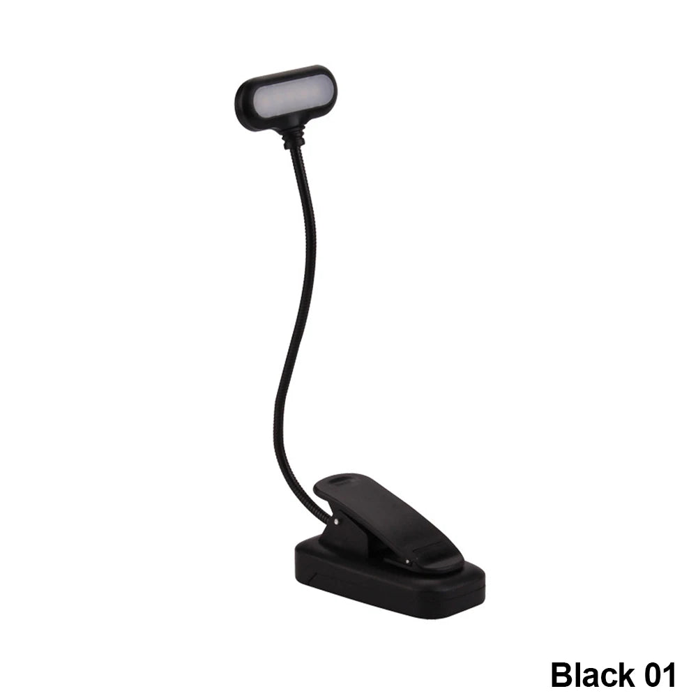 Adjustable Mini Clip-On Study Desk Lamp