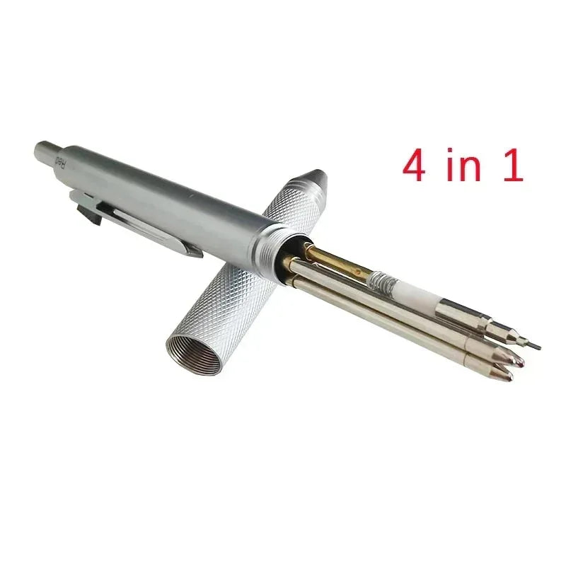 Metal Multicolor Pen 4 In 1 Gravity Sensor Ballpoint Pen Black pen set