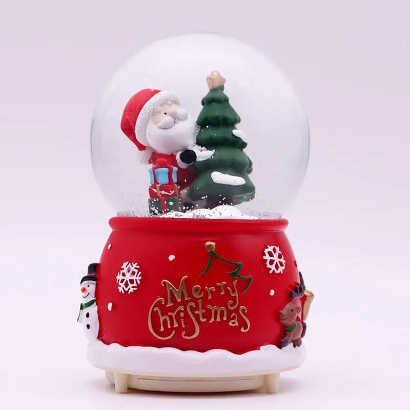 Santa LED Musical Christmas Snow Globe Model B / United States