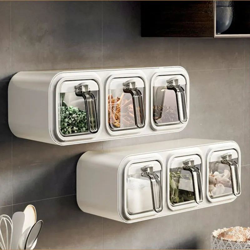 Wall Mount Spice Rack Organizer