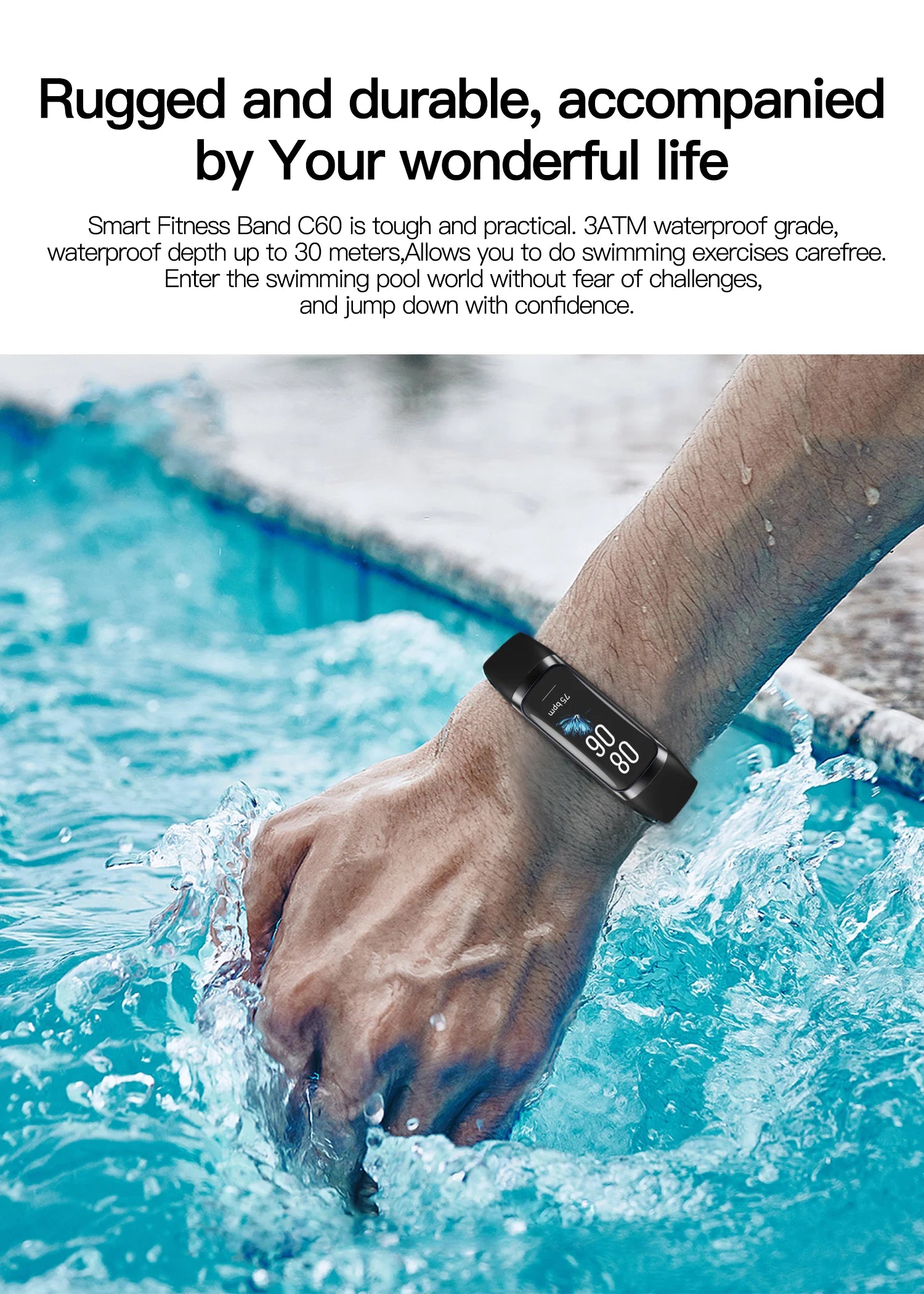 LIGE AMOLED Smart Watch & Fitness Tracker