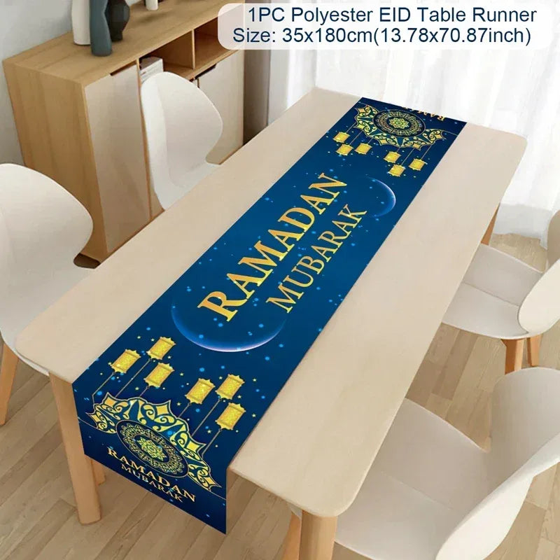 Tablecloth Table Runner Banner Balloons table runner-19