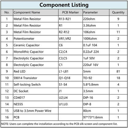 DIY LED Electronic Kit Default Title