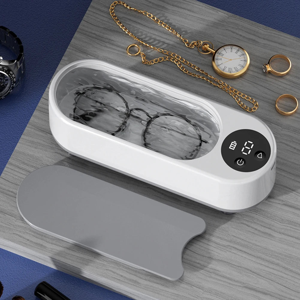 Ultrasonic Jewelry Cleaner Machine Multifunctional Glasses Cleaner Portable Cleaning Machine