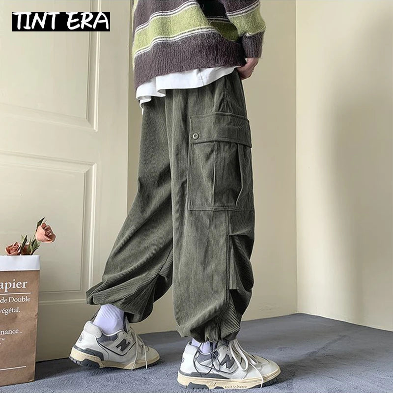 Cargo Vintage Pants For Men Streetwear
