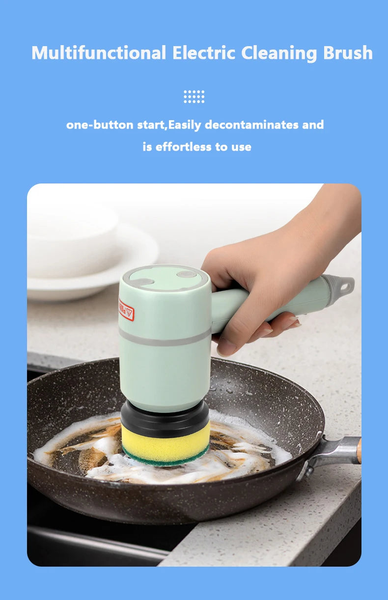 Rechargeable Kitchen Dishwashing Brush