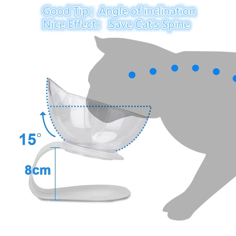 Inclination Stand Cats Feeder