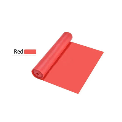 Yoga Sport Resistance Bands Pilates Training Fitness Red / 1500x150mm