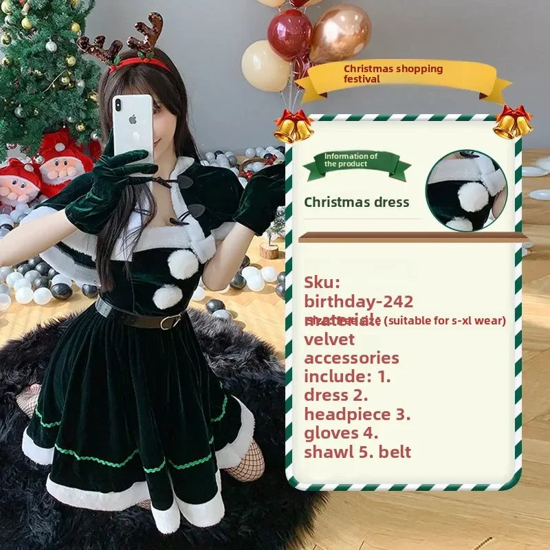 Christmas Rabbit Girl Cosplay Costume
