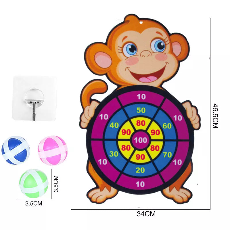 Animal Dart Board Sticky Ball