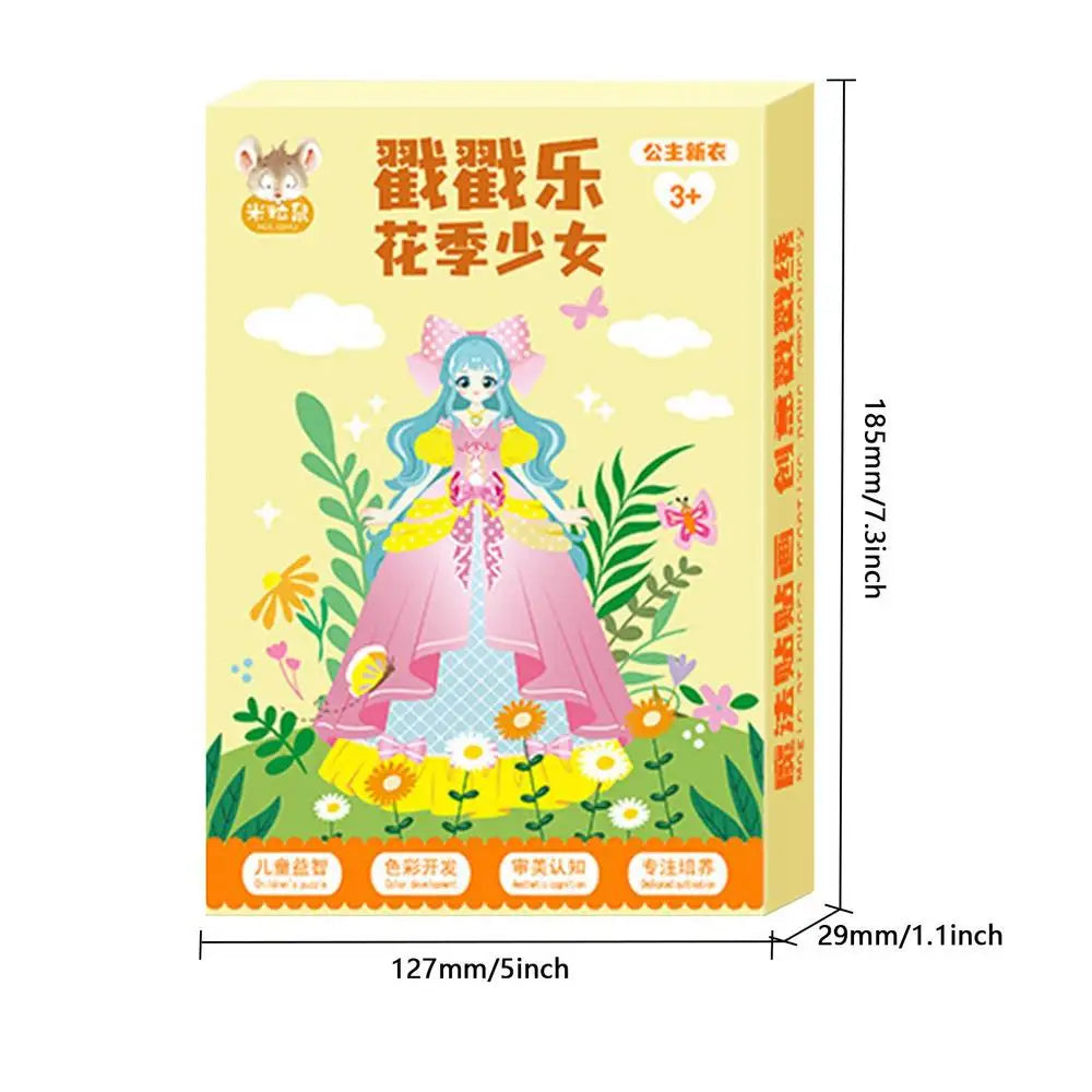 DIY Princess Painting & Sticker Craft Kit for Kids