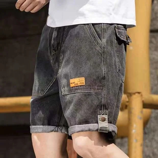 Short Loose Label Denim for men