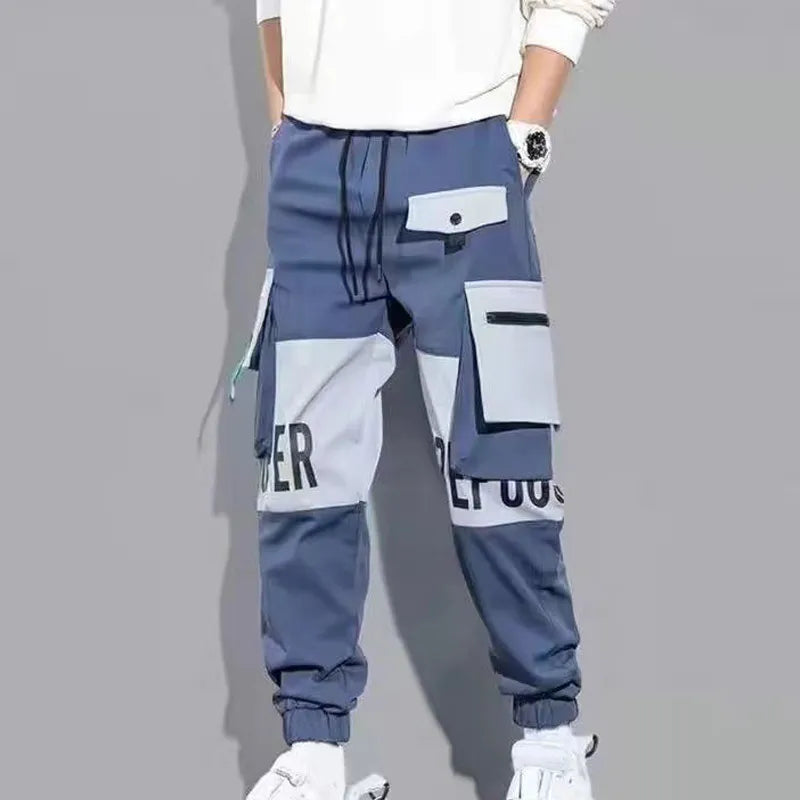 Men Drawstring Hip Hop Joggers