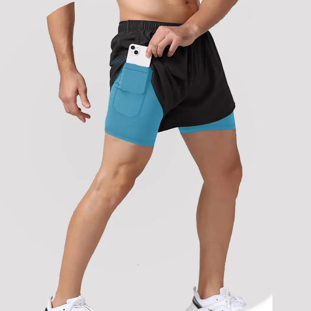 Sportswear Double-deck running Training Short