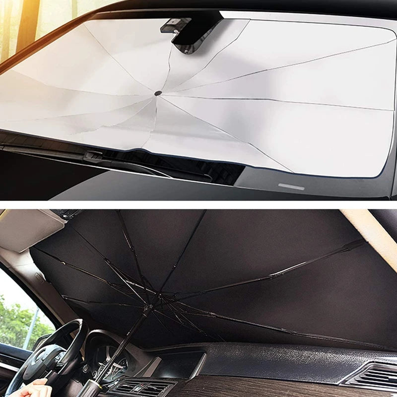 Car Parasol Car Sunshade Umbrella Car Front Window Sunshade Cover