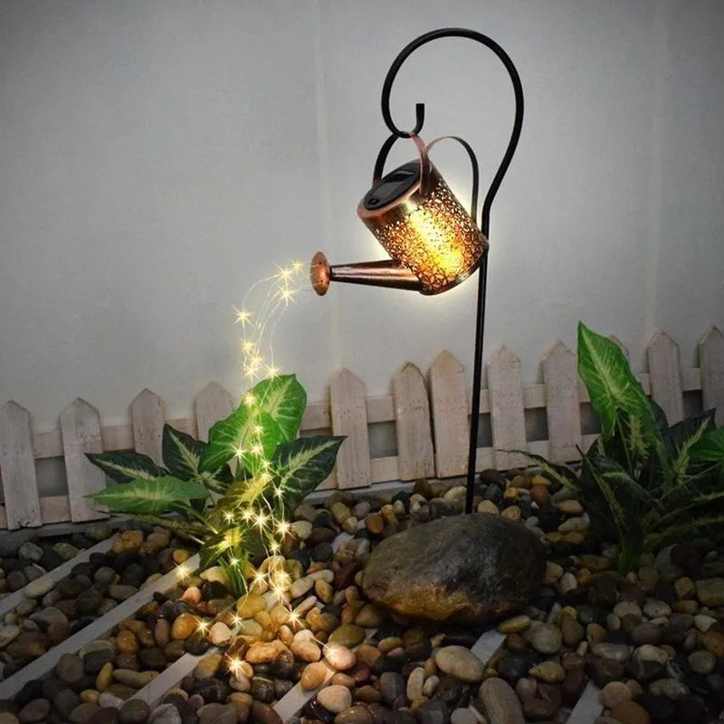 Solar Garden Lights Garden Decor  Waterproof Hanging Lantern