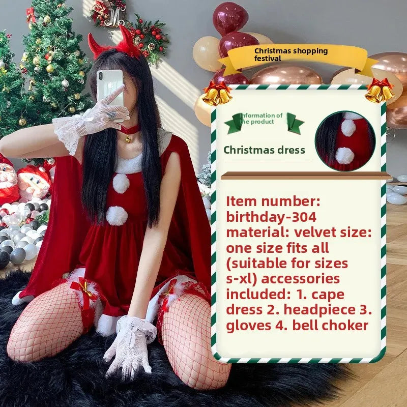 Christmas Rabbit Girl Cosplay Costume
