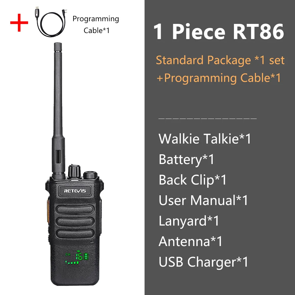 10W Retevis Walkie Talkie Long Range