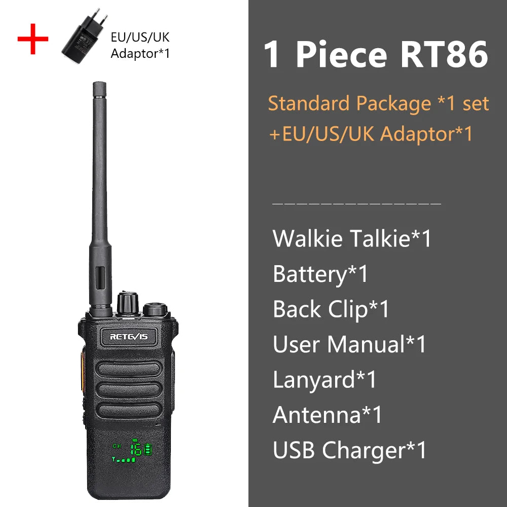 10W Retevis Walkie Talkie Long Range