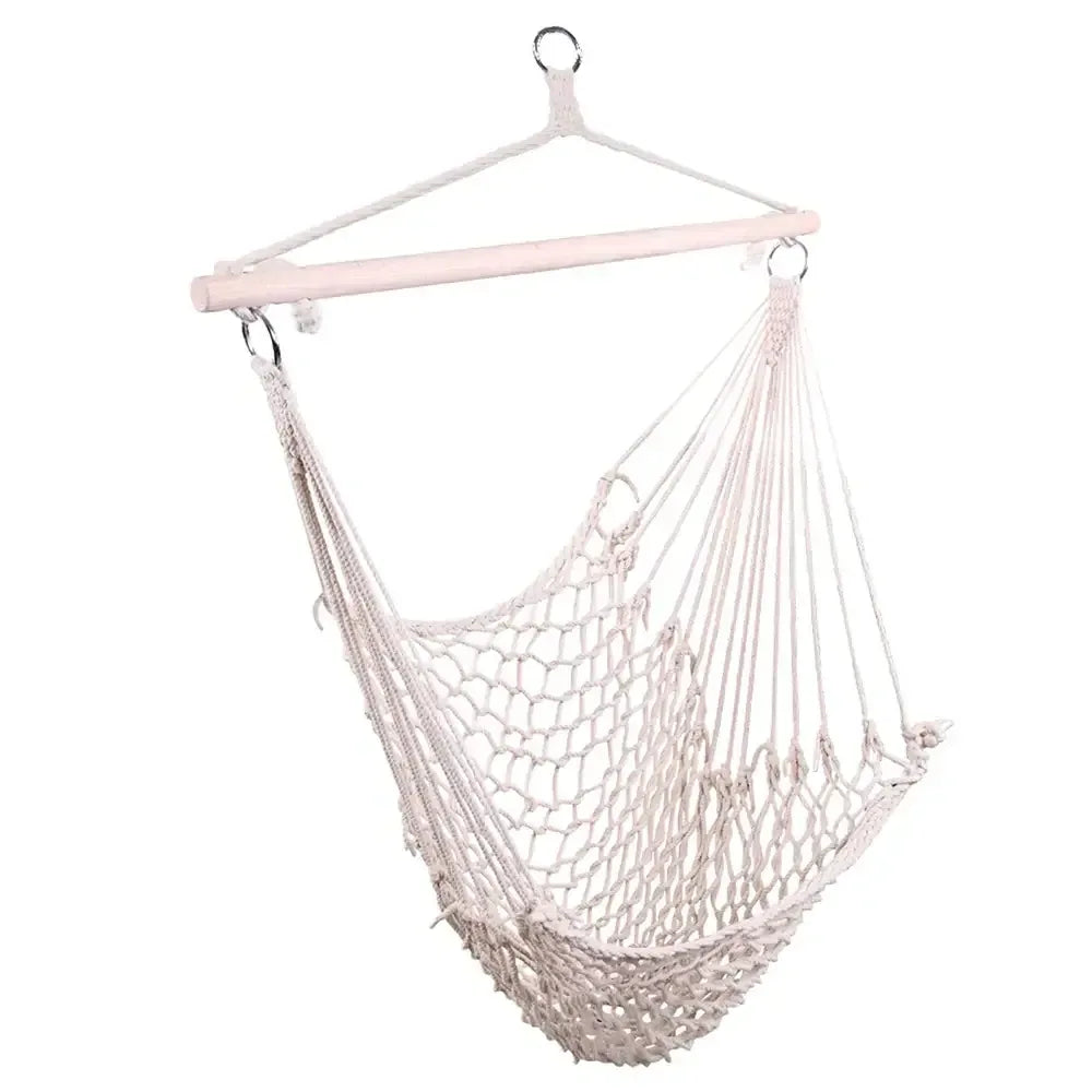 Hanging Rope Air/Sky Chair Swing beige beige / United States