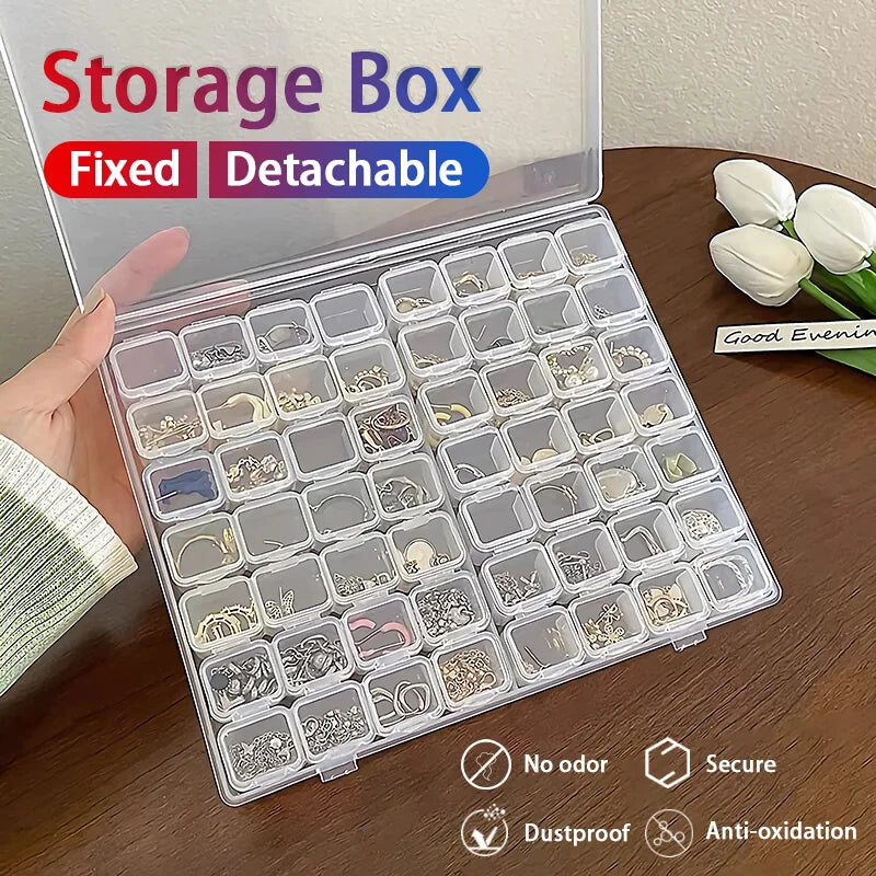 Detachable Grids Plastic Storage Box