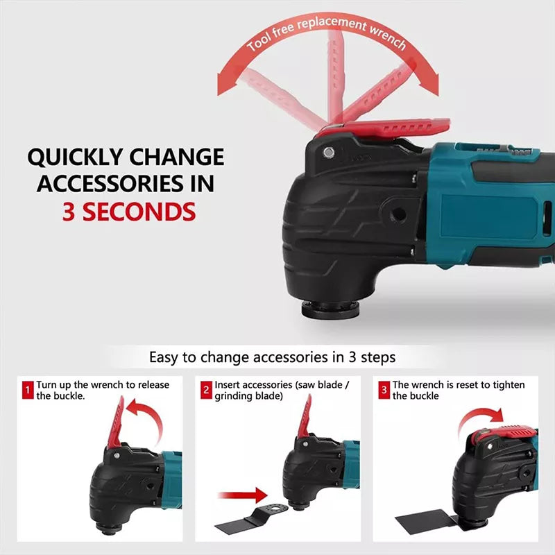 Electric shovel cutting and trimming machine