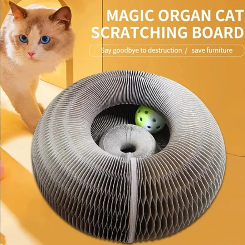 Accordion Cat Scratching Retractable Board