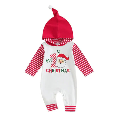 Lioraitiin Baby Christmas Romper Red / United States / 6M