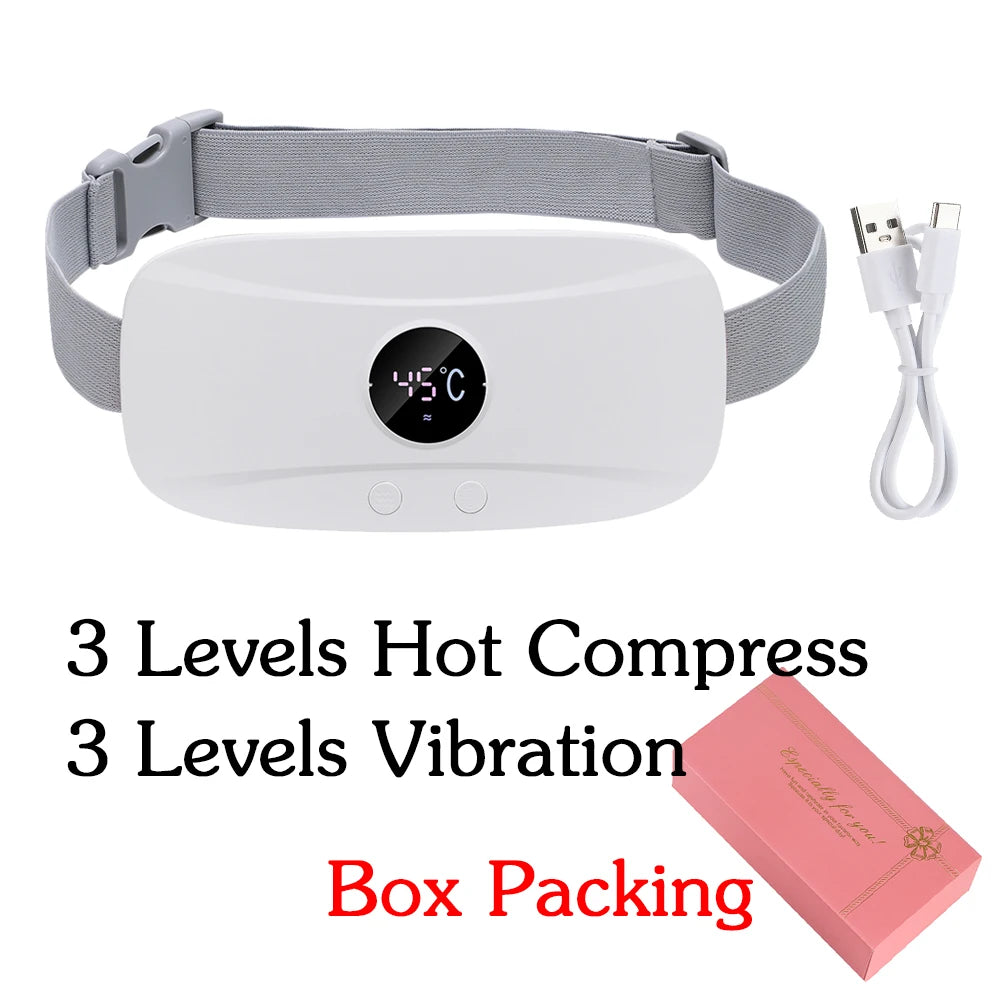 Electric Period Cramp Relief Massager with Heating Pad