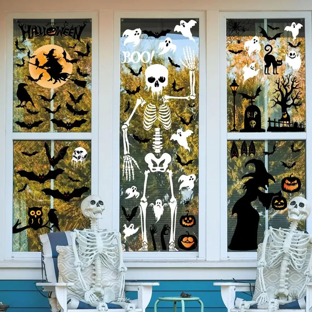 Halloween Window Clings Stickers Décor