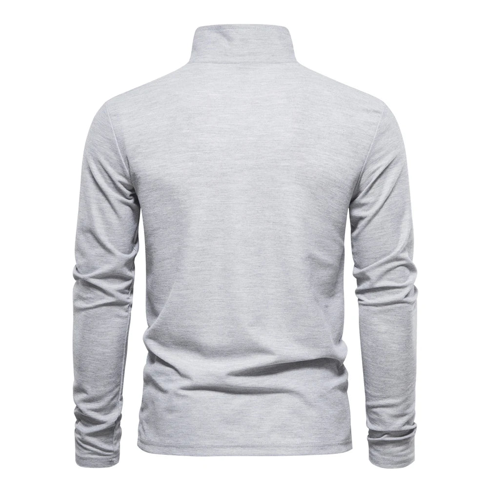 Long Sleeve Golf Polo Shirts Homme Spring Tshirt