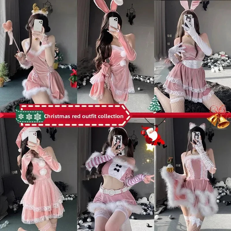 Christmas Rabbit Girl Cosplay Costume