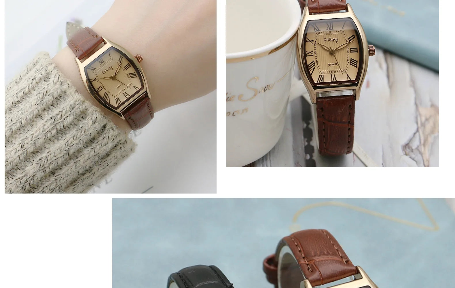 Retro Brown Women Watches