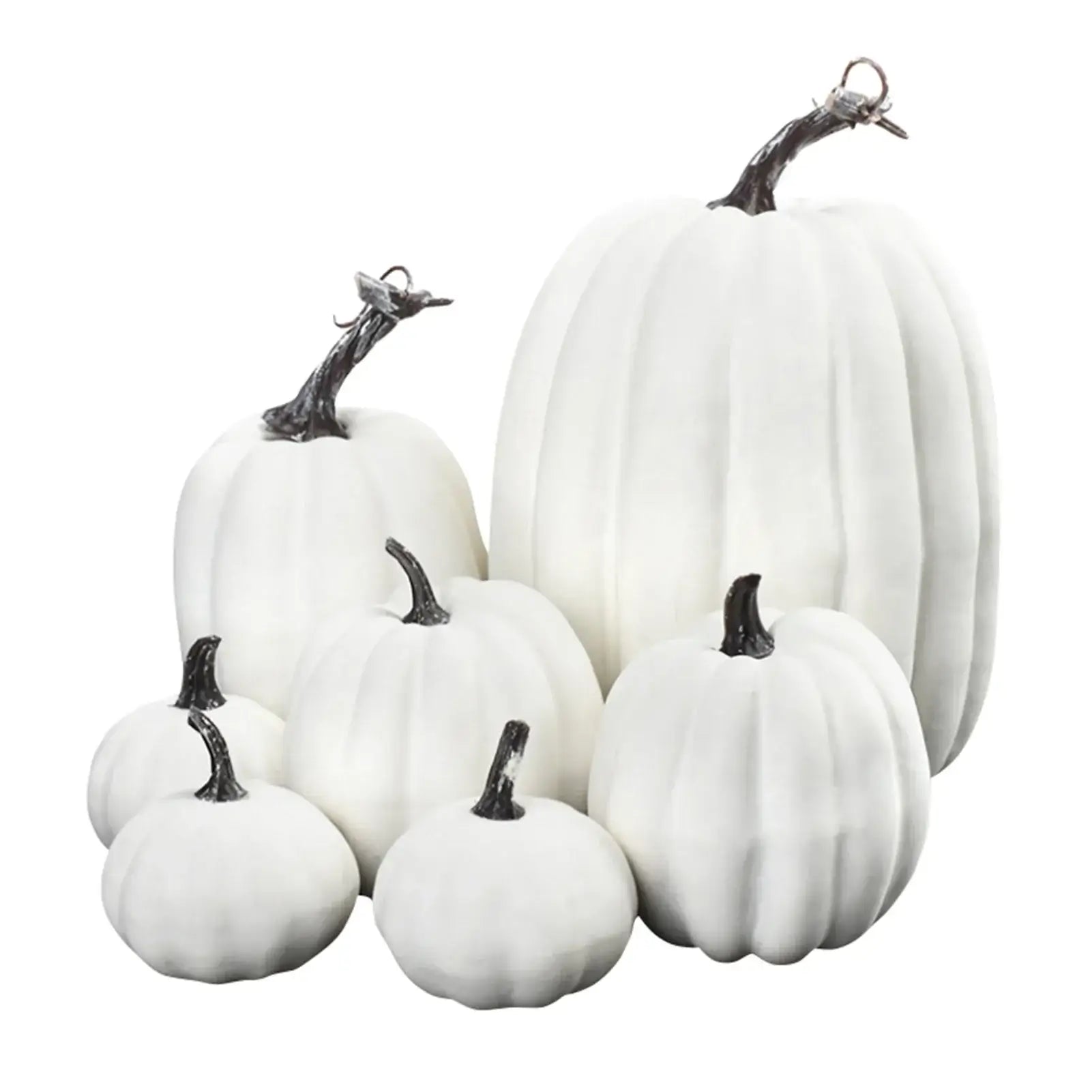 Fake Foam Pumpkins Halloween Decoration Set